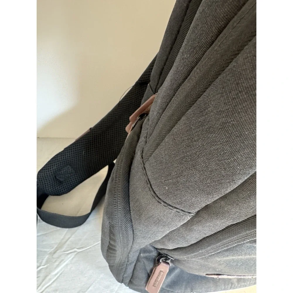 KROSER Laptop Backpack: Fits 17.3 Inch Computer , Black Padded Back Cargo Carry